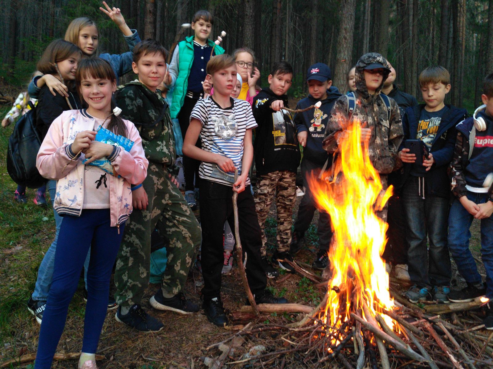 Поход с подростками на природу