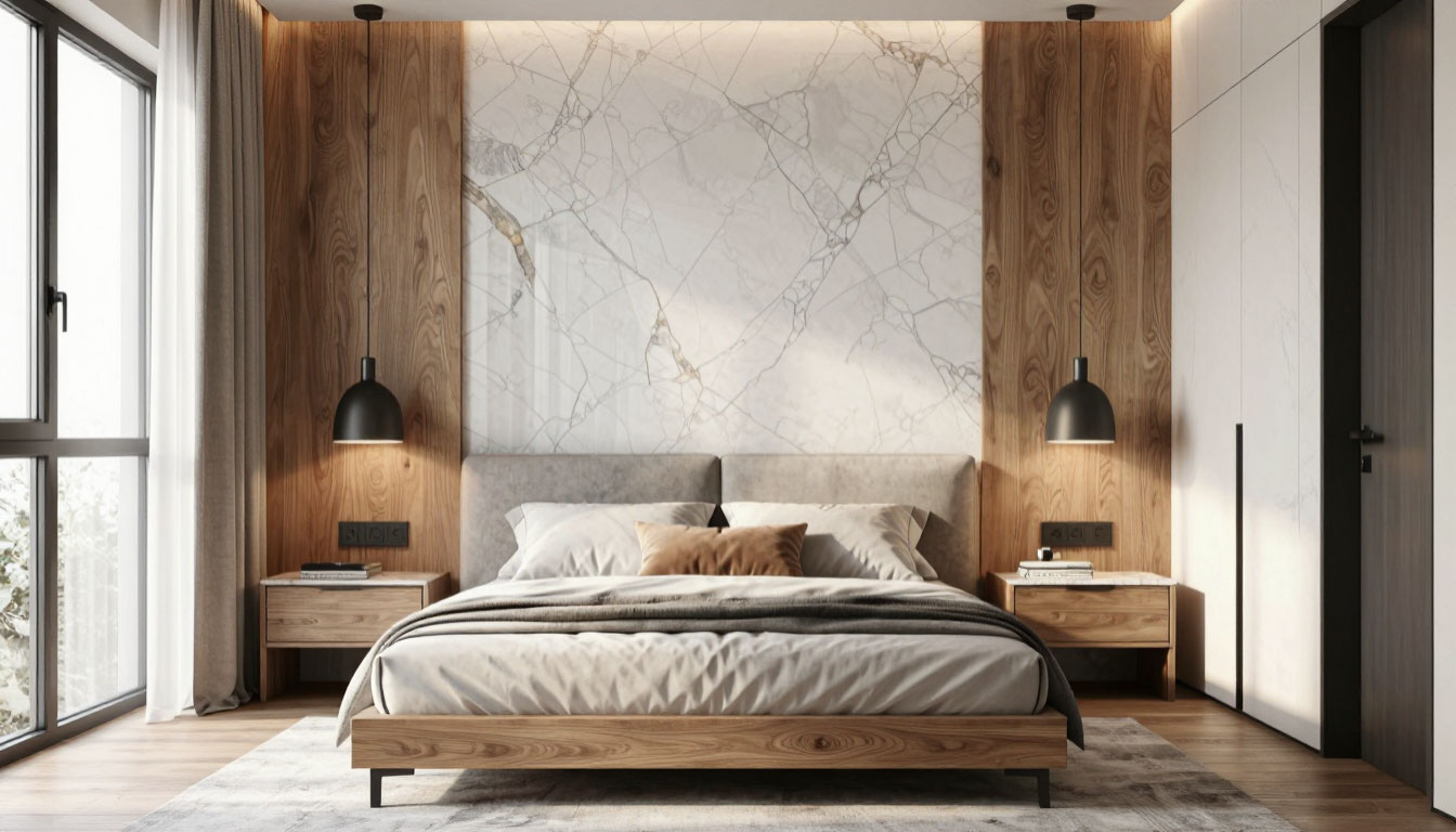 современные обои в отделке